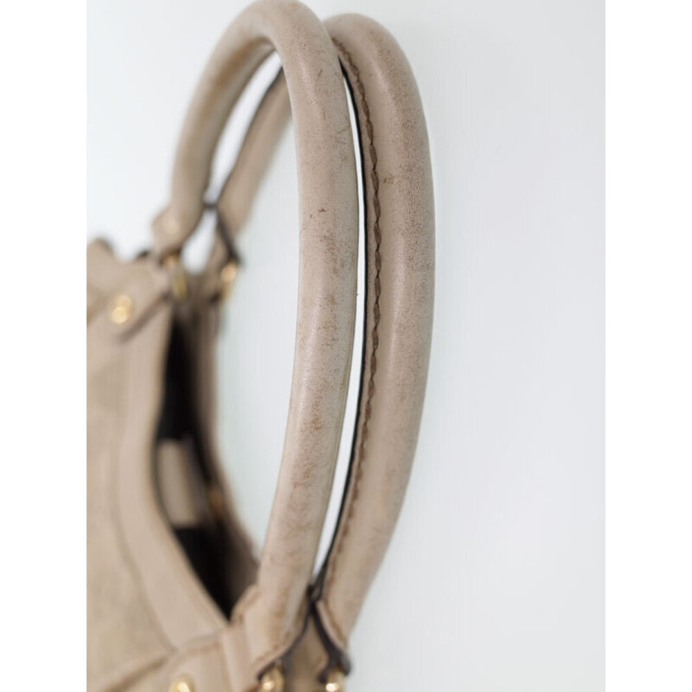 Gucci Guccissima Leather Sukey Tote Shoulder Bag White - Picture 4 of 9